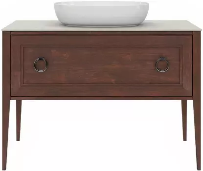 Тумба под раковину Kerama Marazzi Plaza Classic 120 орех матовый (PL.C.120.1+1NUT)