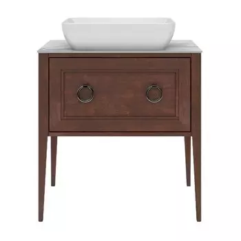 Тумба под раковину Kerama Marazzi Plaza Classic 80 орех матовый (PL.C.80.1+1\NUT)