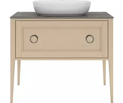 Тумба под раковину KERAMA MARAZZI Plaza Classic Neo 100 напольная, капучино матовая