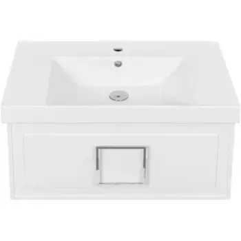 Тумба под раковину La Fenice Cubo 80 белая матовая