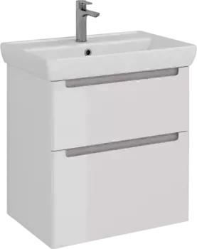 Тумба под раковину Lemark Buno 70 белый глянцевый