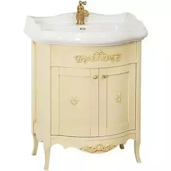 Тумба под раковину Migliore Bella 64 бежевая