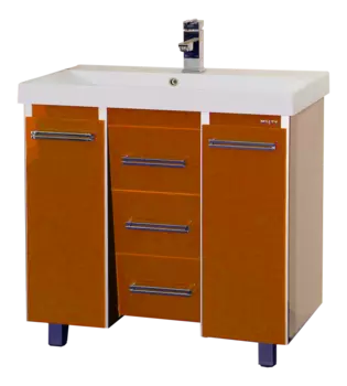 Тумба под раковину Misty Джулия Qvatro 105 оранжевая