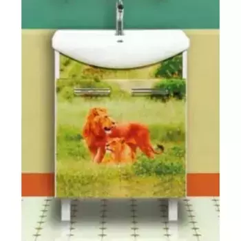 Тумба под раковину Misty Легенда 85 с рисунком