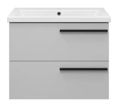 Тумба под раковину Misty Ненси 70 серая матовая