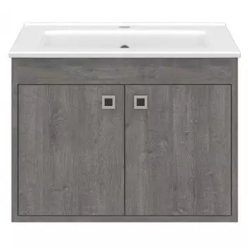 Тумба под раковину Misty Пайн 70 серая матовая