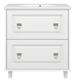 Тумба под раковину Misty Версаль 80 белая матовая