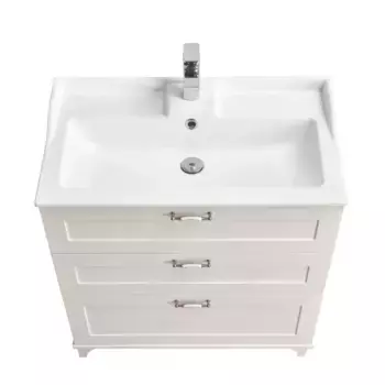 Тумба под раковину напольная Aquaton Леон 80 белый