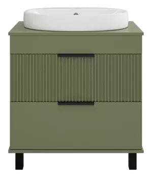 Тумба под раковину Brevita Enfida 70 напольная, зеленая