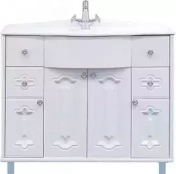 Тумба под раковину напольная Misty Грация 90 белая