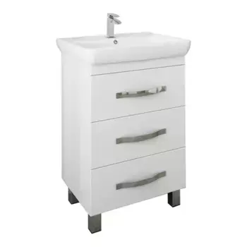 Тумба под раковину напольная Sanflor Одри 60 белая
