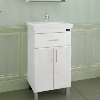 Тумба под раковину напольная Санта Дублин 50 белый