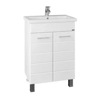 Тумба под раковину напольная Санта Омега 60 белый