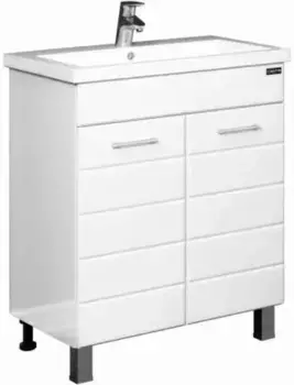 Тумба под раковину напольная Санта Омега 70 белый