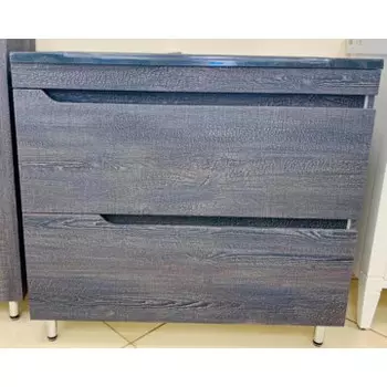 Тумба под раковину напольная Stella Polar Мия 90 черный