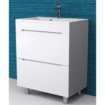 Тумба под раковину напольная Stella Polar Рианна 70 белая