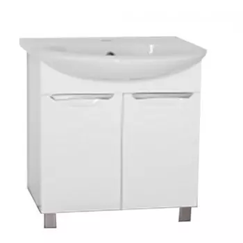 Тумба под раковину напольная Stella Polar Жаклин 45 белая