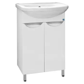 Тумба под раковину напольная Style Line Жасмин 60 белая