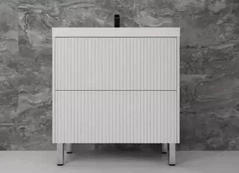 Тумба под раковину напольная Style Line Стокгольм 80 белая