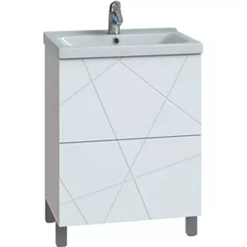 Тумба под раковину напольная Vigo Geometry 50 белая