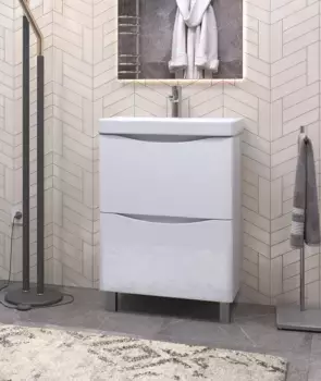 Тумба под раковину напольная Vigo Glem 60 белая
