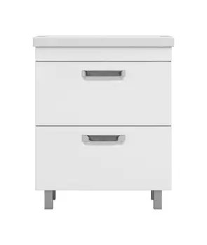 Тумба под раковину напольная Vigo Plaza 60 белая