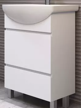 Тумба под раковину напольная Vigo Wing 60 белая