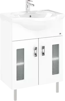 Тумба под раковину Onika Кристалл 65 белый