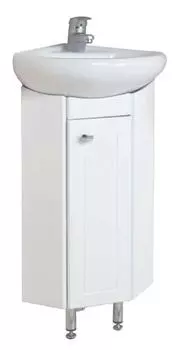 Тумба под раковину Onika Малютка 33 угловая, белый (103301)