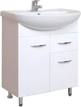 Тумба под раковину Onika Стелла 65 белый (106503)