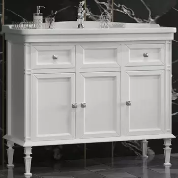 Тумба под раковину Opadiris Кантара 105 белый матовый