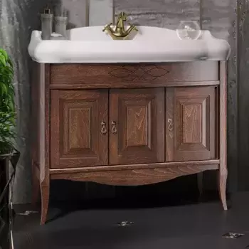 Тумба под раковину Opadiris Лоренцо 100 темное дерево