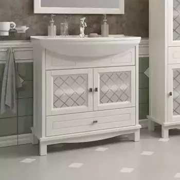 Тумба под раковину Opadiris Омега 75 бежевый матовый