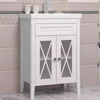 Тумба под раковину Opadiris Палермо 60 белый матовый