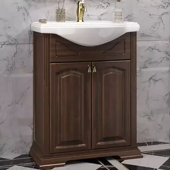 Тумба под раковину Opadiris Риспекто 65 темное дерево