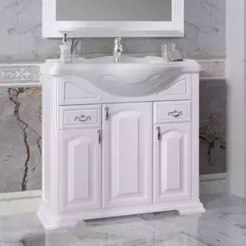 Тумба под раковину Opadiris Риспекто 80 белый матовый