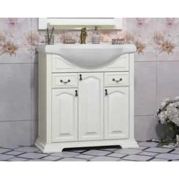 Тумба под раковину Opadiris Риспекто 80 бежевый матовый