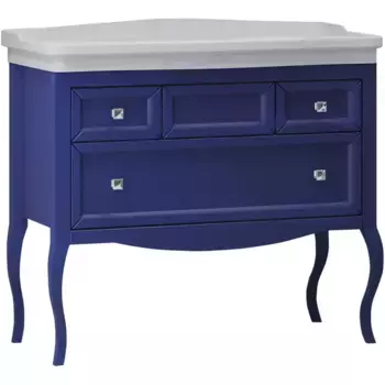 Тумба под раковину Opadiris Валери 105 синий матовый