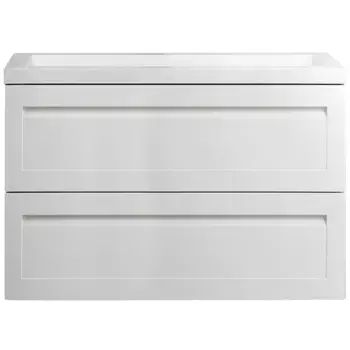 Тумба под раковину подвесная Art&Max Platino 90 белая глянцевая