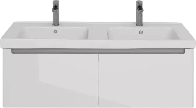 Тумба под раковину подвесная Lemark Buno Mini 125 белый глянцевый