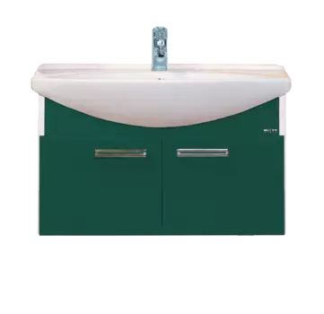 Тумба под раковину подвесная Misty Джулия 85 зеленый