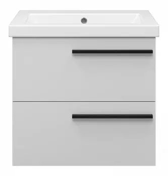 Тумба под раковину подвесная Misty Ненси 60 серый