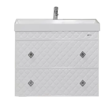 Тумба под раковину подвесная Misty Valencia 80 белый