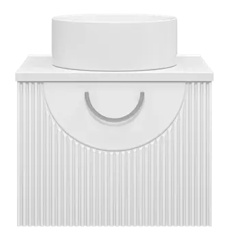 Тумба под раковину подвесная Misty Ярина 60 белый матовый