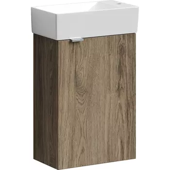Тумба под раковину без столешницы Sancos Mini 35 R подвесная, дуб чарльстон