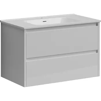 Тумба под раковину без столешницы Sancos Libra 79 см белый глянец