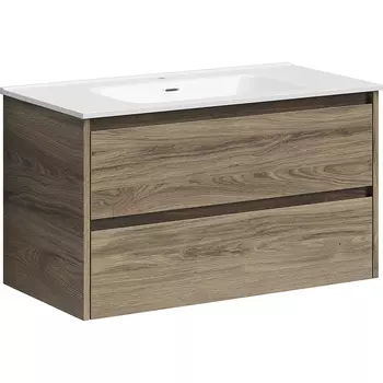 Тумба под раковину без столешницы Sancos Libra 89 см дуб чарльстон