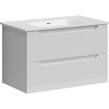 Тумба под раковину без столешницы Sancos Norma 2.0 79 см белый глянец