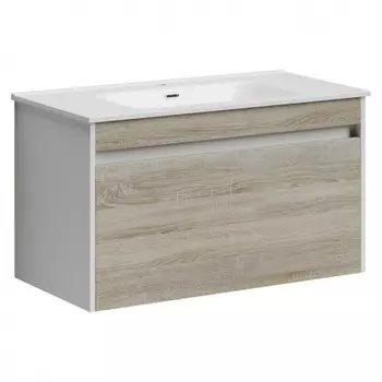Тумба под раковину без столешницы Sancos Smart 89 см дуб бардолино