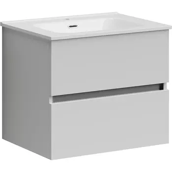 Тумба под раковину без столешницы Sancos Urban 59 см белый глянец